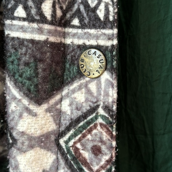 VTG Casual Club reversible jacket Men’s L - Picture 3 of 8